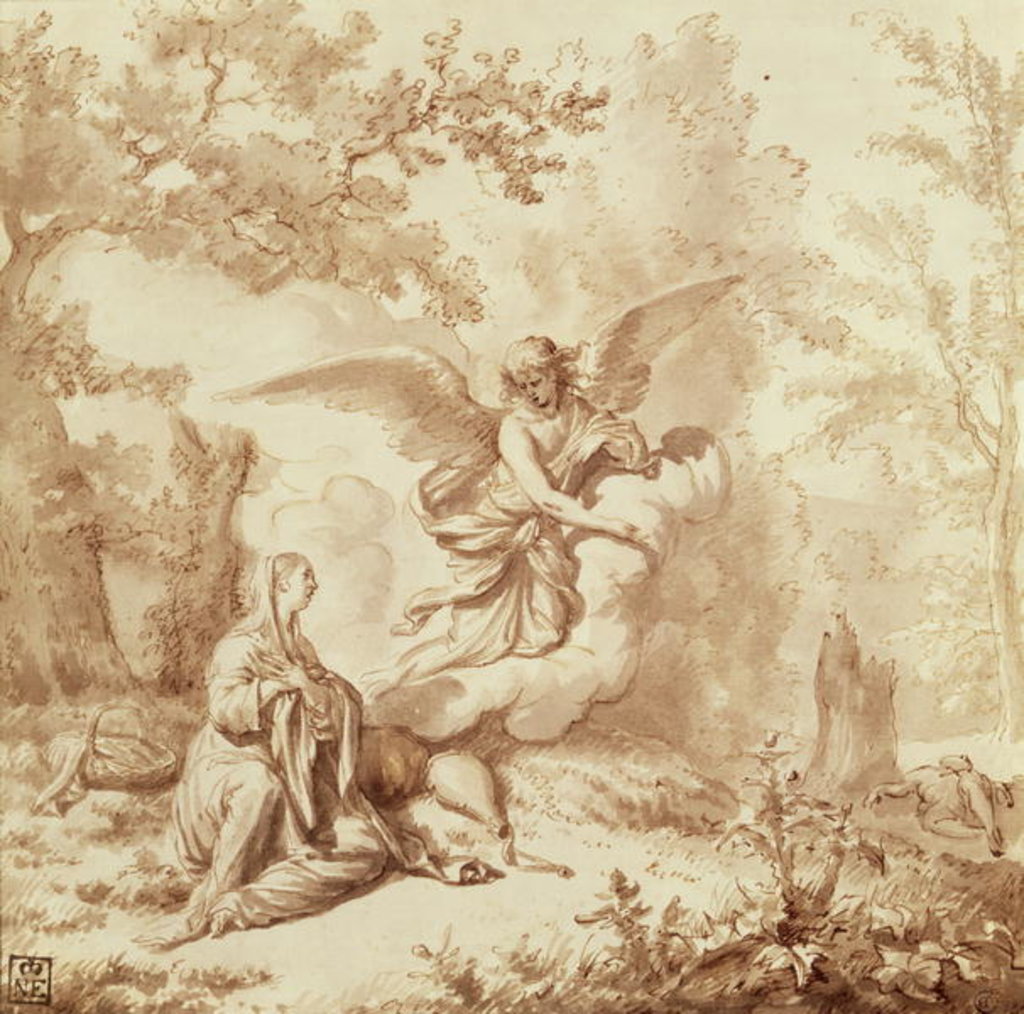 Detail of Hagar in the Wilderness by Adriaen van de Velde