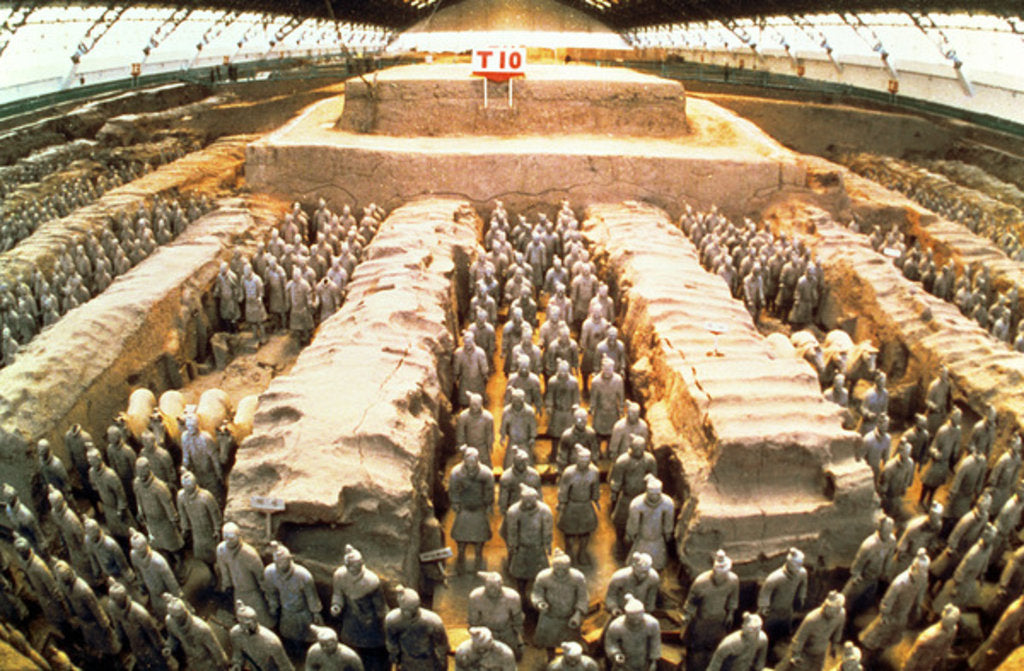 Detail of Terracotta Army, Qin Dynasty, 210 BC by Anonymous