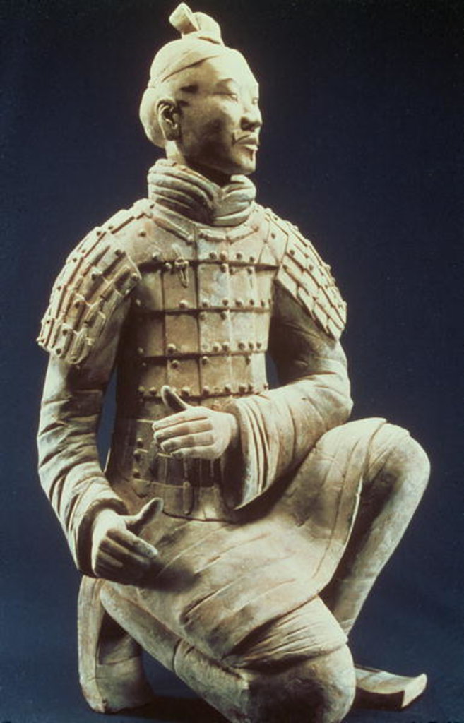 Detail of Terracotta Army, Qin Dynasty, 210 BC by Chinese School