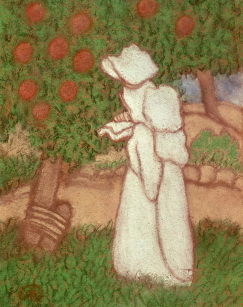 Detail of Woman in a White Dress, 1896 by Jozsef Rippl-Ronai