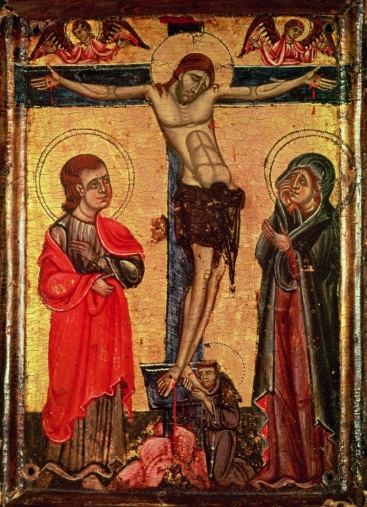 Detail of The Crucifixion by Italian School