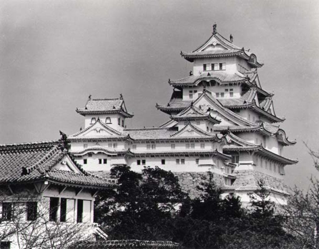 Detail of Himeji Castle, Kyoto, completed 1609 by Anonymous