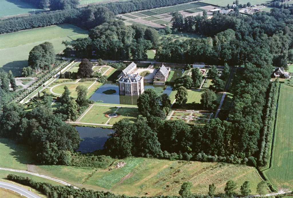 Detail of Aerial view of the castle by Anonymous