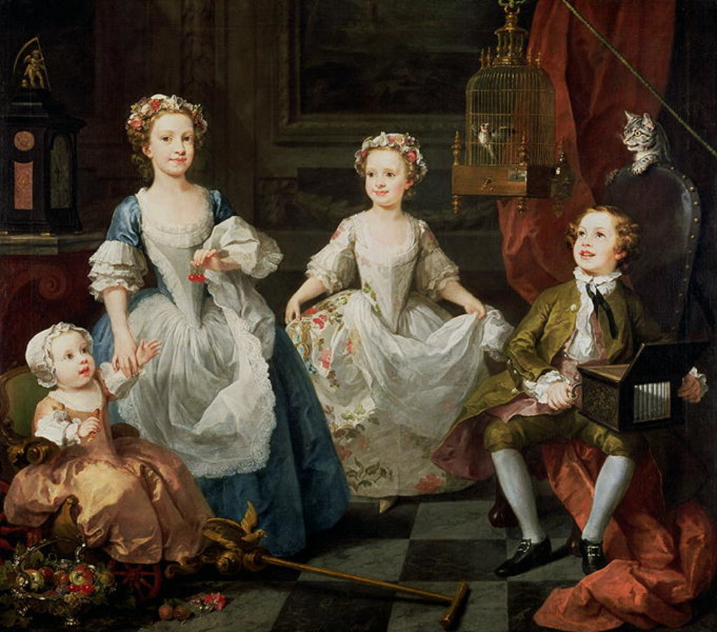 Detail of The Graham Children, 1742 by William Hogarth