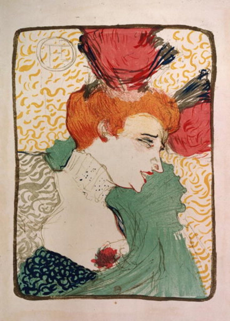 Detail of Mademoiselle Marcelle Lender, 1895 by Henri de Toulouse-Lautrec