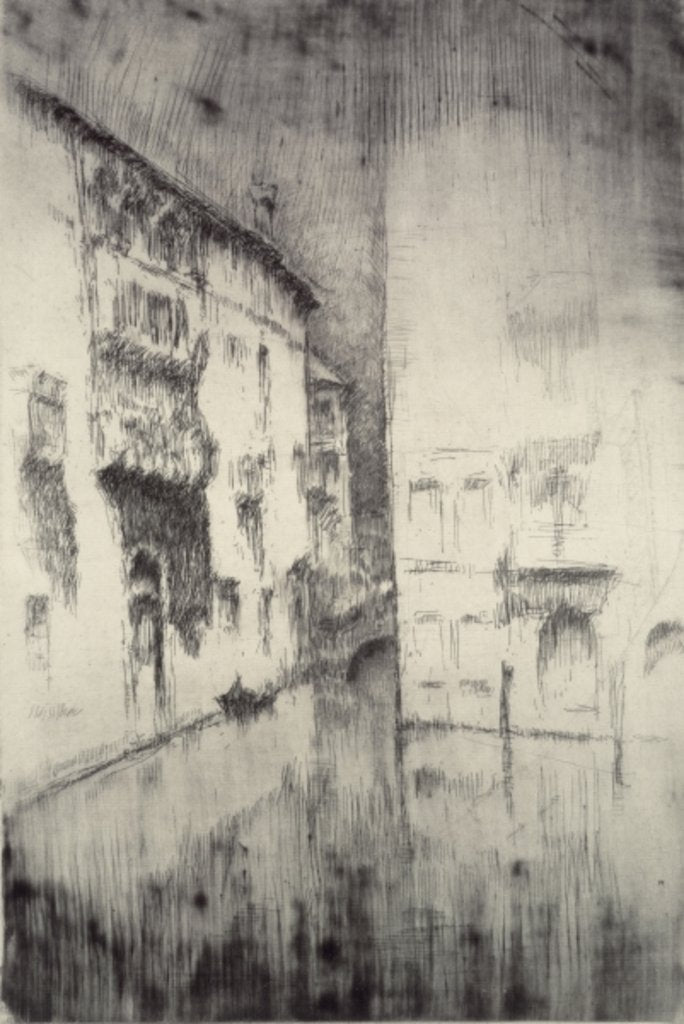 Detail of Nocturne: Palaces by James Abbott McNeill Whistler