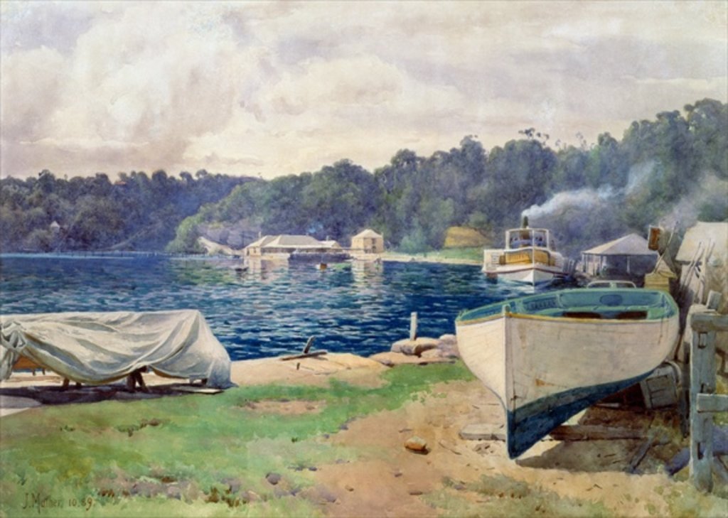 Detail of Mosman's Bay, Sydney by John Mather