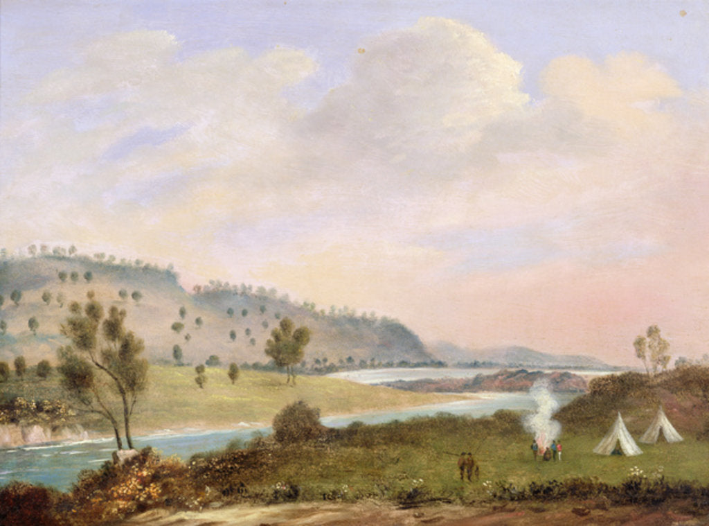 Detail of Yankallilah, New South Wales by George Edward Peacock