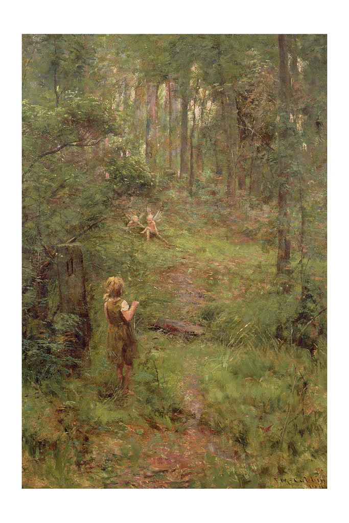 Detail of What the Little Girl Saw in the Bush, 1904 by Frederick McCubbin