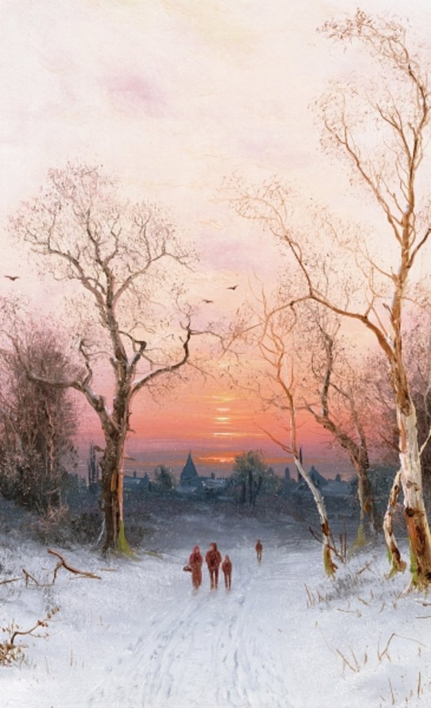 Detail of Going Home by Nils Hans Christiansen