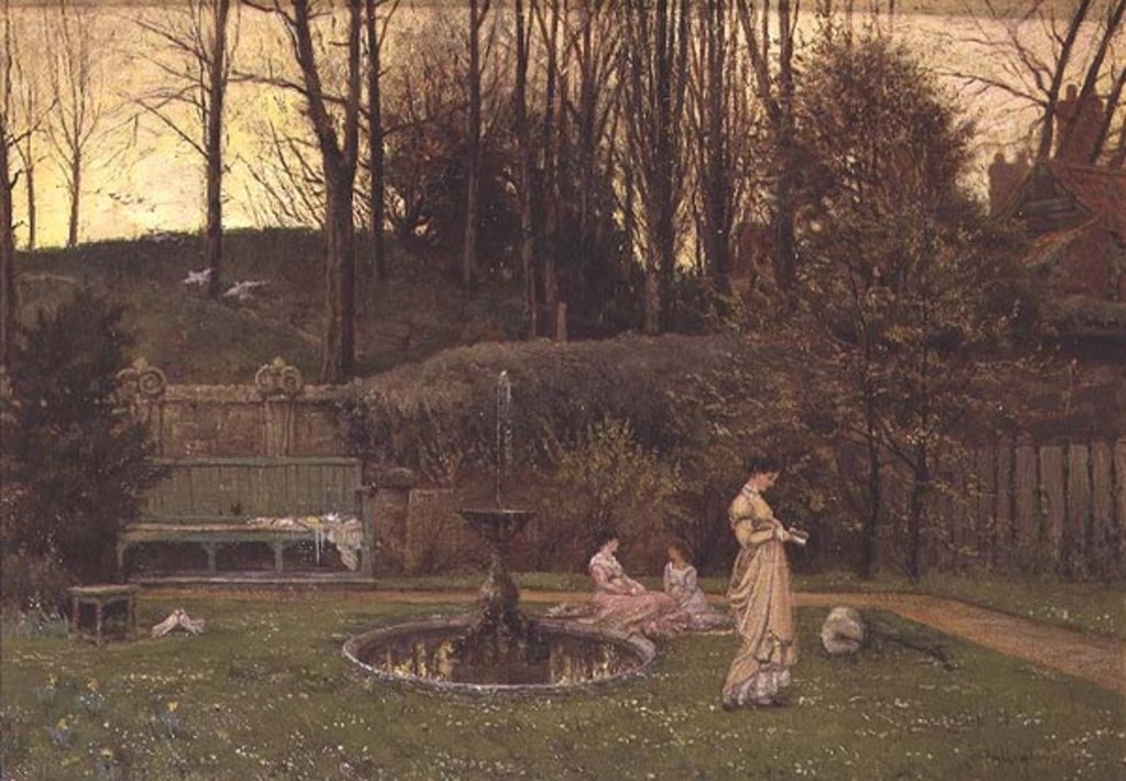 Detail of Lady Reading a Letter by John Fulleylove