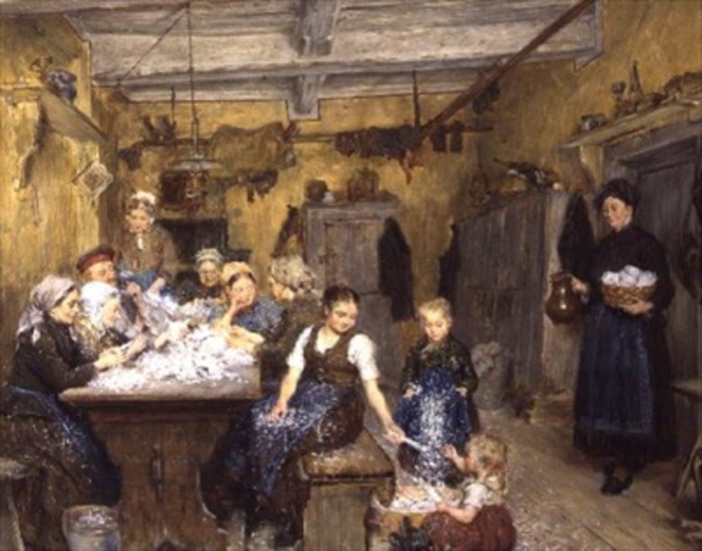 Detail of Quills and Down, 1884 by Otto Piltz