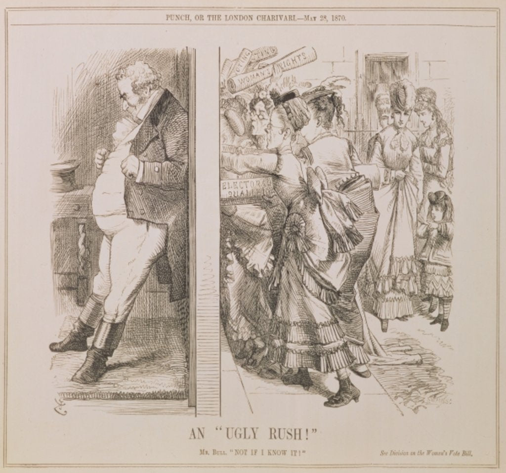 Detail of An 'Ugly Rush' by English School