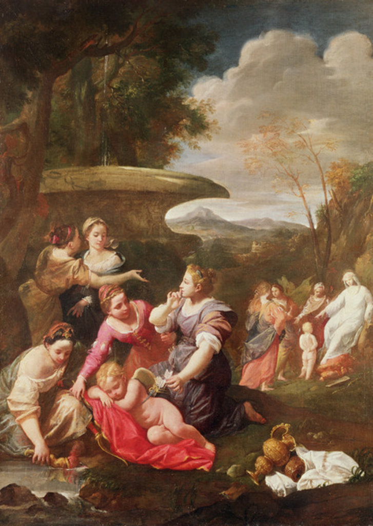Detail of Country Scene by Italian School