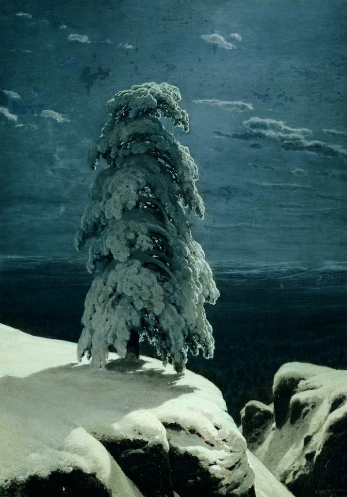 Detail of In the Wild North, 1891 by Ivan Ivanovich Shishkin
