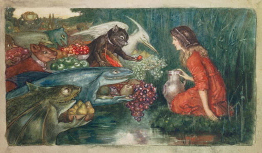 Detail of Goblin Harvest, c.1910 by Amelia M. Bowerley or Bauerle