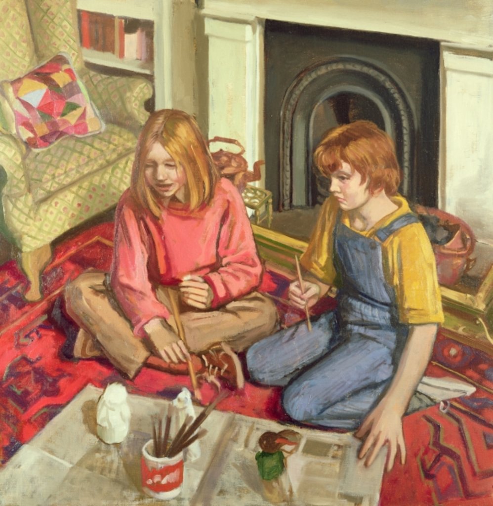 Detail of Students of Modelling and Painting by Anonymous Anonymous