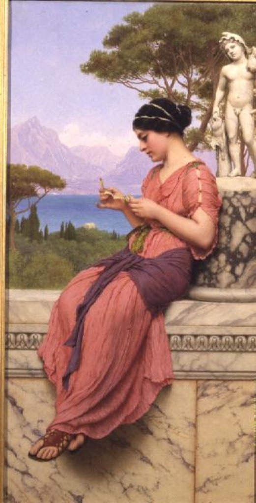 Detail of Le Billet Doux, 1913 by John William Godward