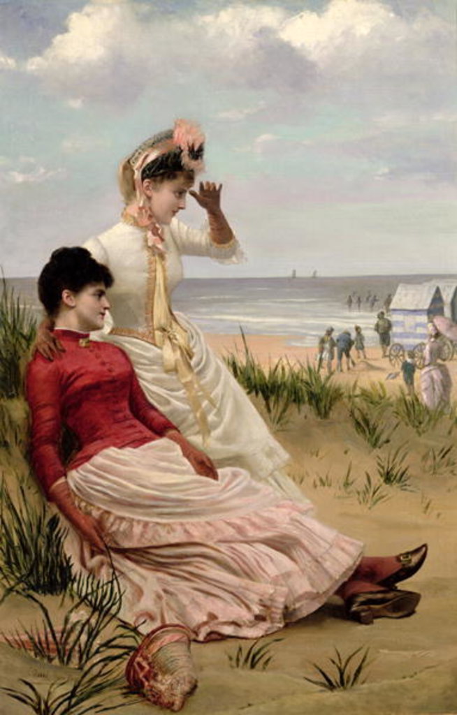 Detail of On the Beach by George van den Bos