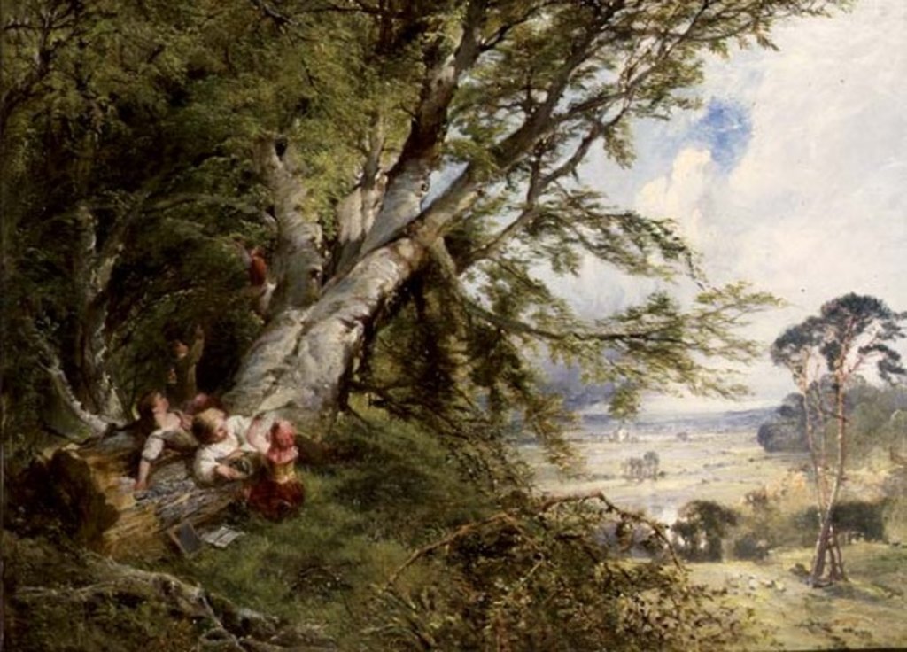 Detail of The Bird's Nest by John Linnell