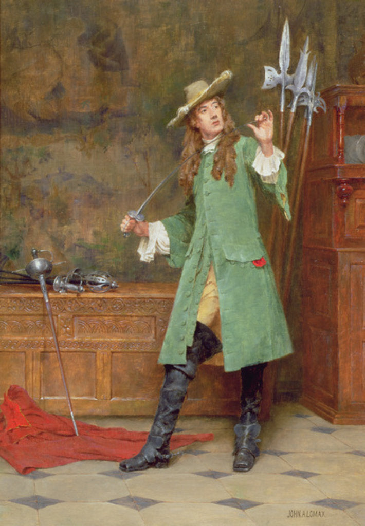 Detail of The Dashing Cavalier by John Arthur Lomax