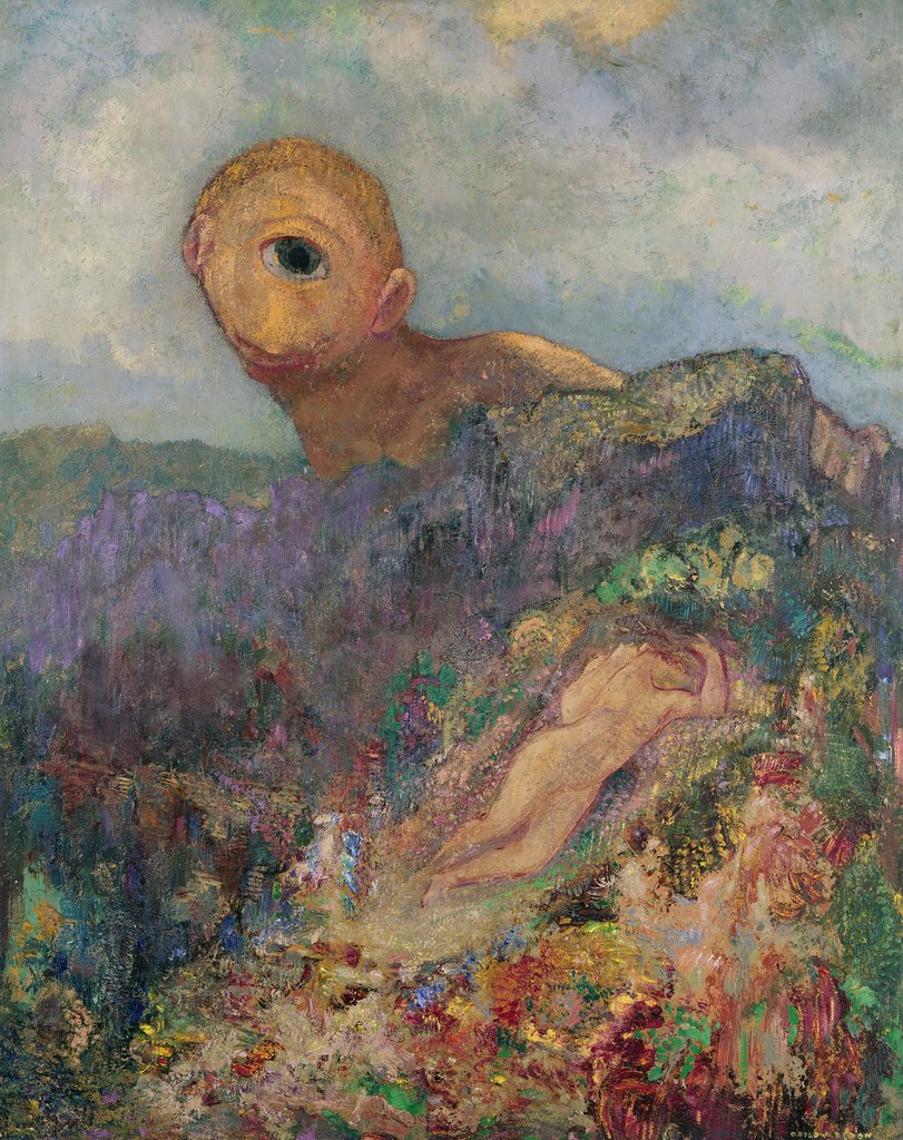 Detail of The Cyclops, c.1914 by Odilon Redon