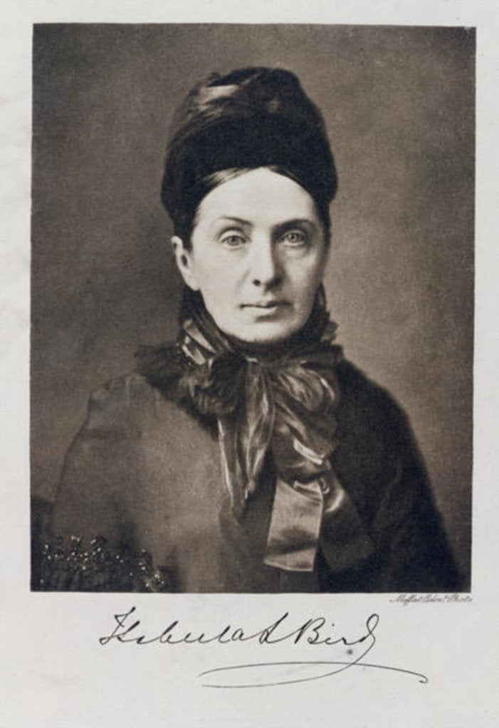 Detail of Portrait of Isabella Bird Bishop, 1881 by English Photographer