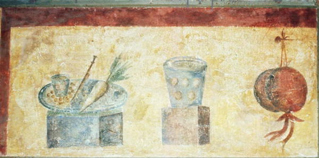 Detail of Sign for a thermopolium by Roman Roman