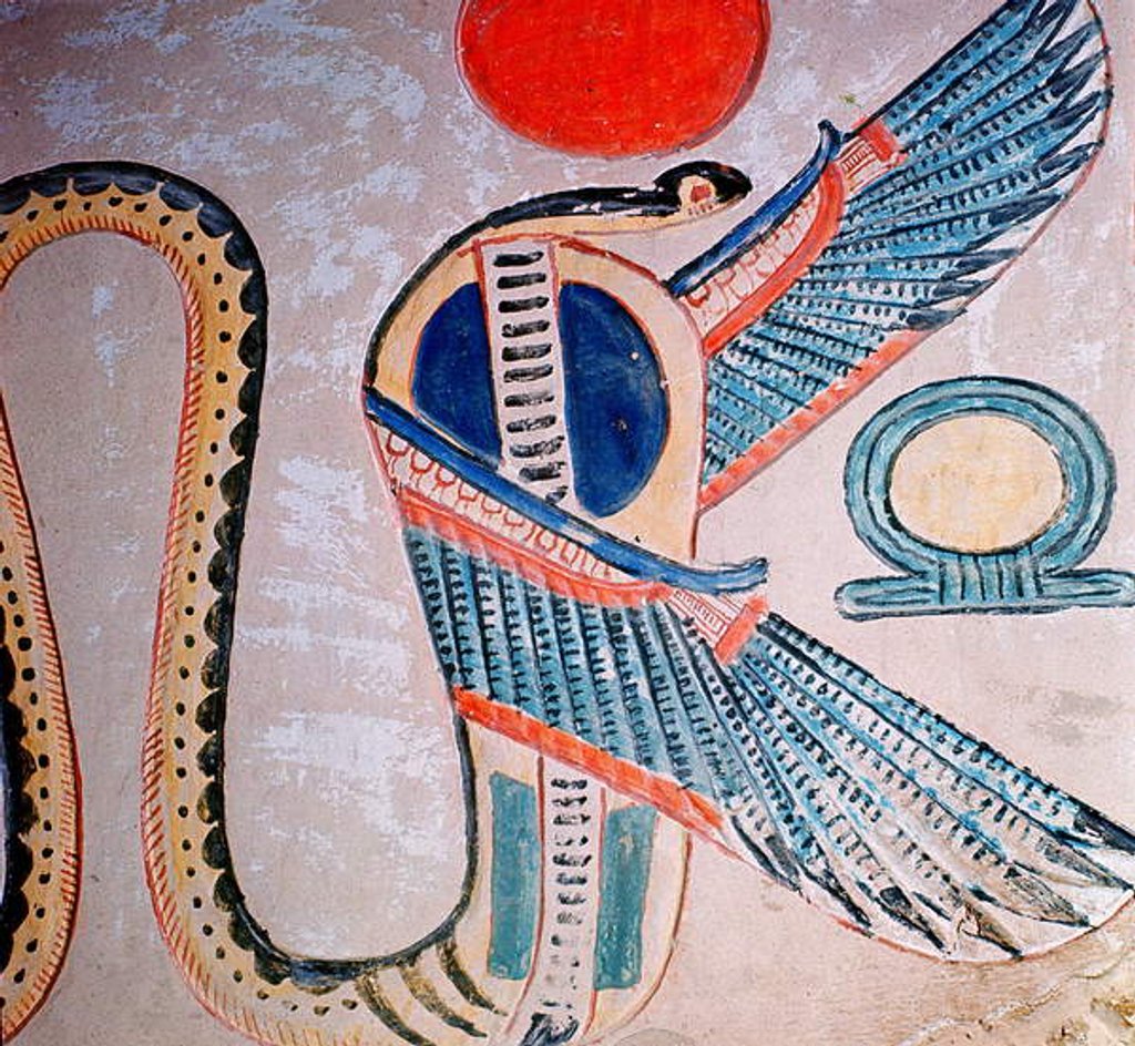Detail of Cobra god, Egyptian by Anonymous