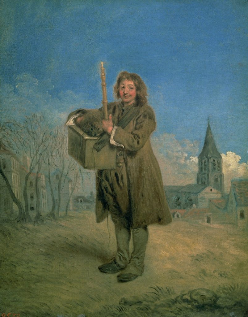 Detail of Savoyard with a Marmot, 1715-16 by Jean Antoine Watteau