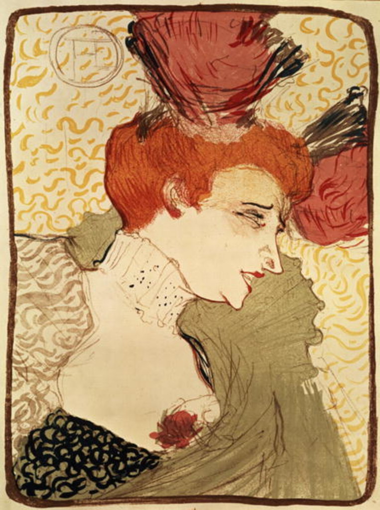 Detail of Mlle. Marcelle Lender, 1895 by Henri de Toulouse-Lautrec