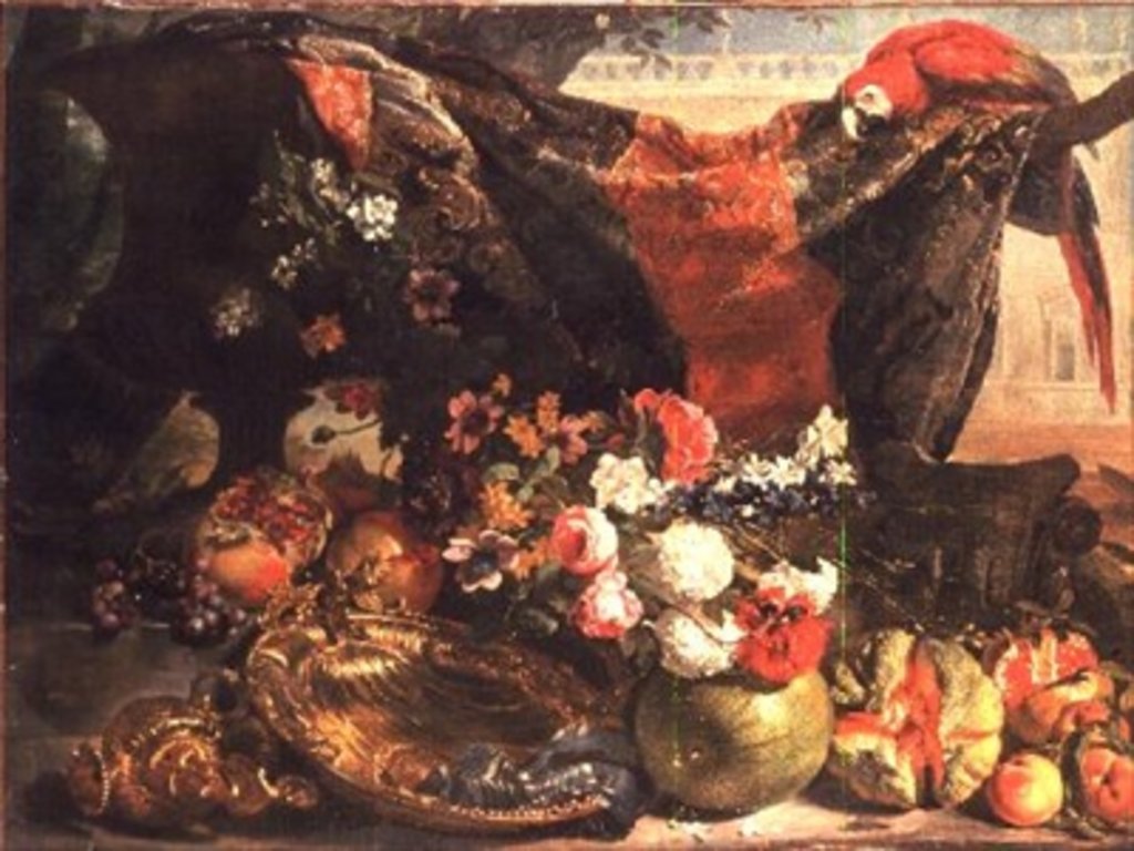 Detail of Still Life by Michele Pace del Campidoglio