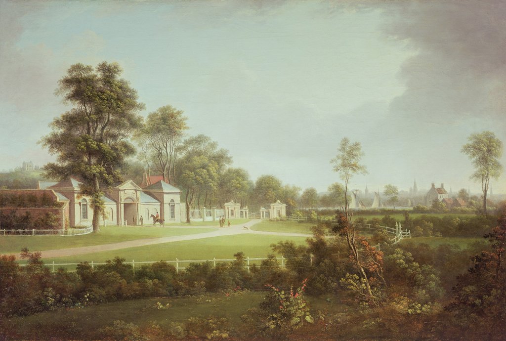 Detail of Annefield with Glasgow beyond, c.1800 by Alexander Nasmyth