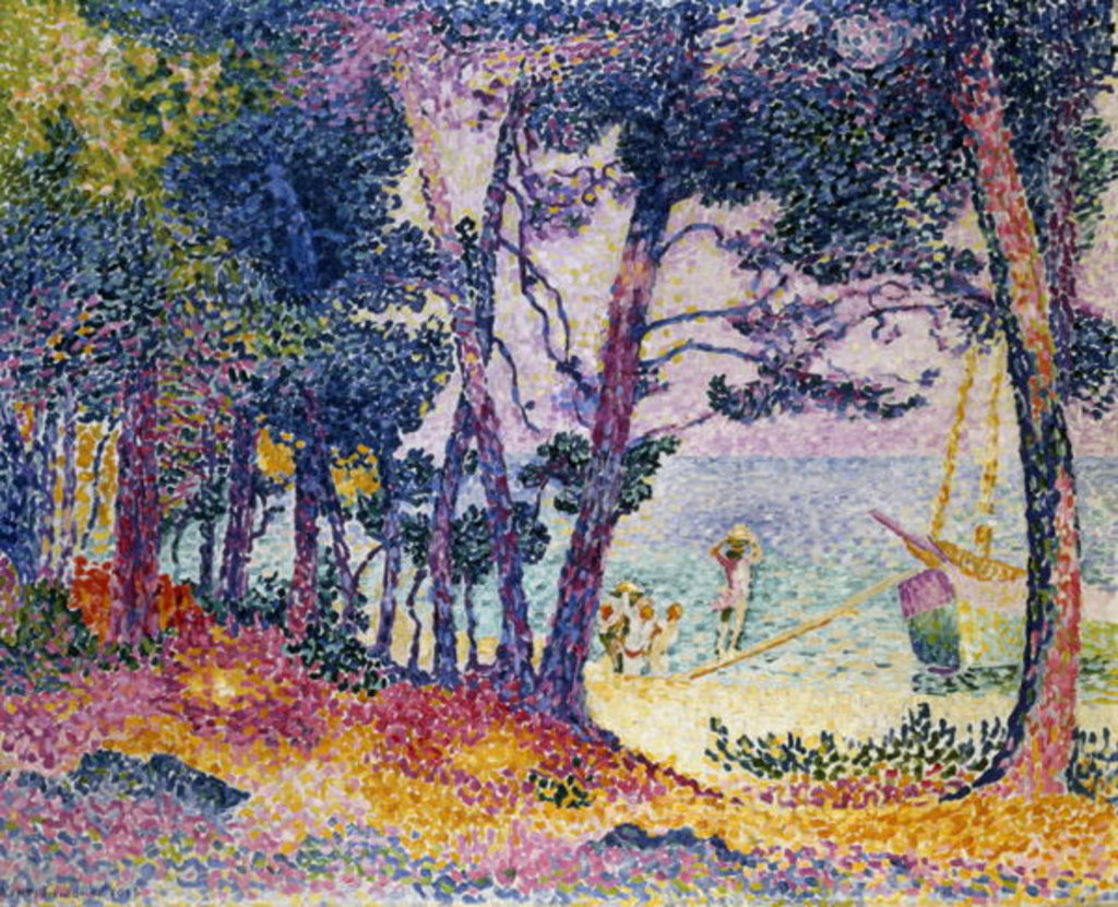 Detail of The Pine Wood, 1906 by Henri-Edmond Cross