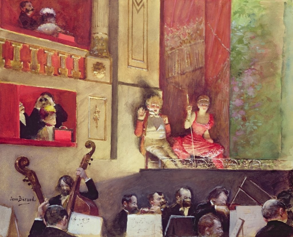 Detail of Cafe Concert by Jean Beraud