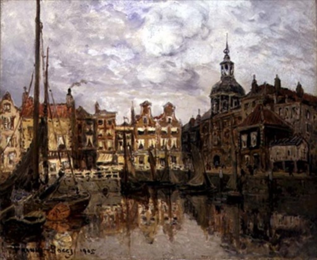 Detail of A Port, 1905 by Frank Myers Boggs