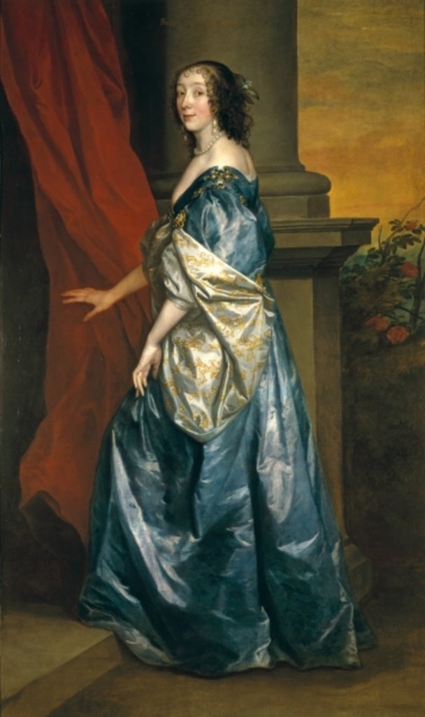 Detail of Lucy Percy, Countess of Carlisle c.1637 by Anthony van Dyck