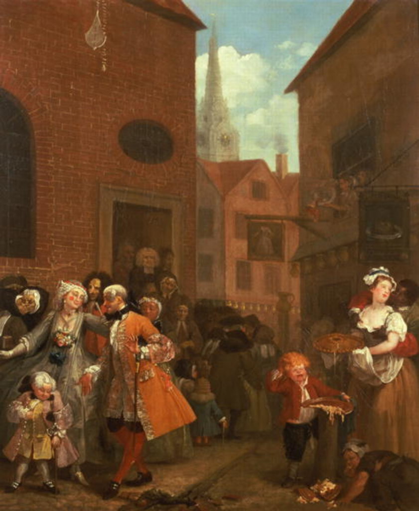 Detail of The Four Times of Day: Noon, 1736 by William Hogarth