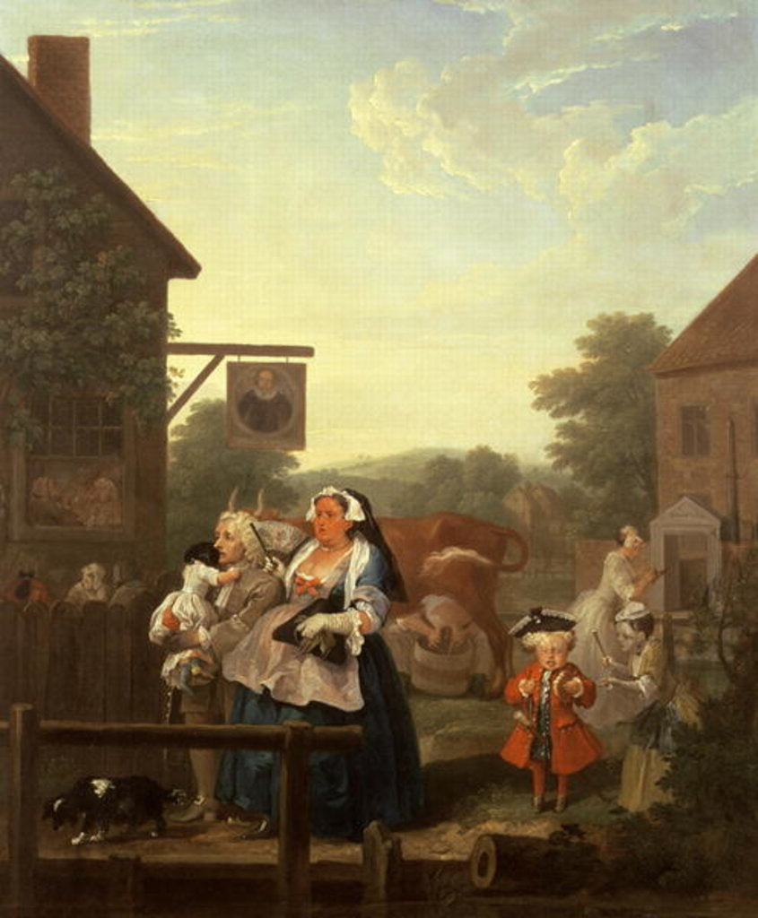 Detail of The Four Times of Day: Evening, 1736 by William Hogarth