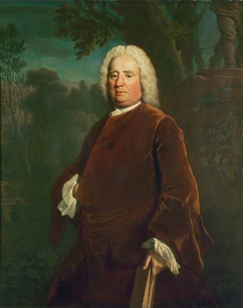 Detail of Samuel Richardson, 1747 by Joseph Highmore