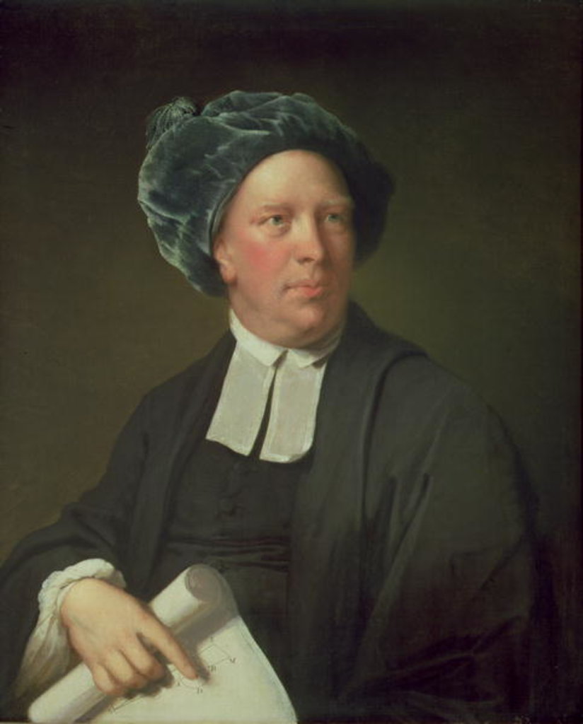 Detail of Rev. John Pickering, c.1777-80 by Joseph Wright of Derby
