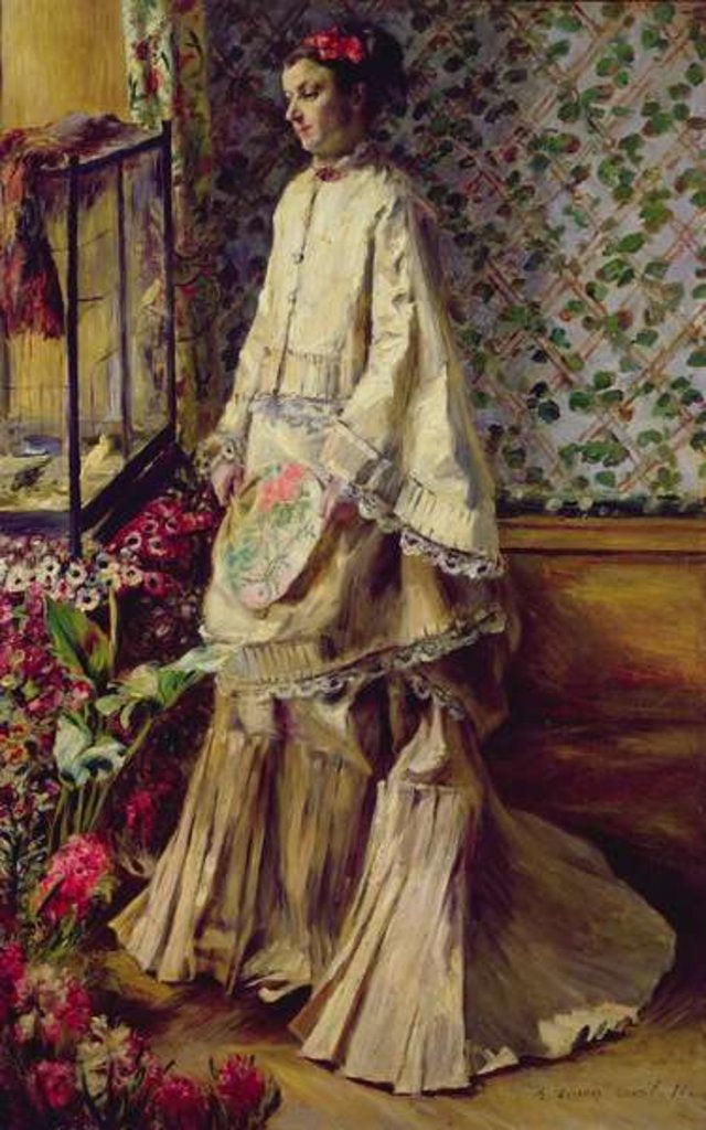 Detail of Portrait of Rapha, 1871 by Pierre Auguste Renoir