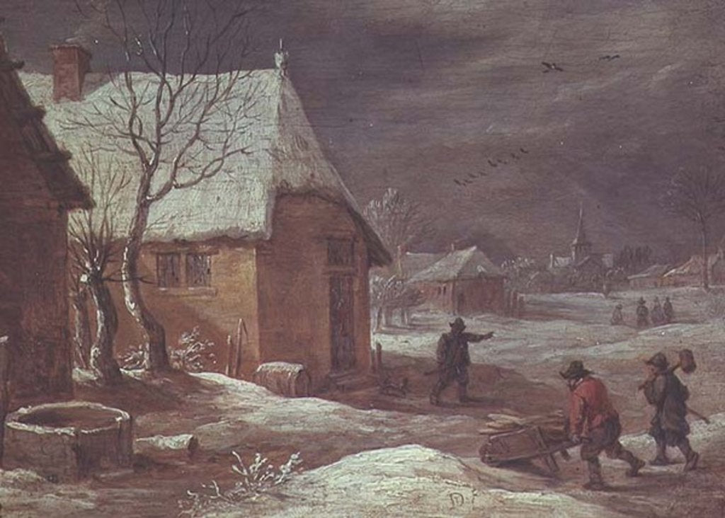Detail of Winter by David the Younger Teniers