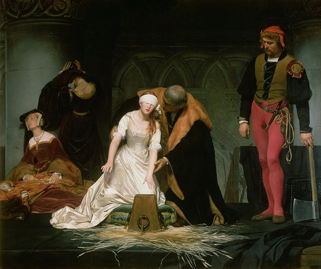 Detail of The Execution of Lady Jane Grey, 1833 by Hippolyte Delaroche