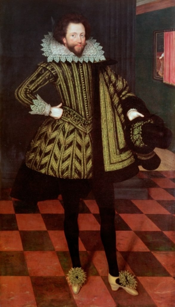 Detail of Sir John Kennedy of Barn Elms, 1614 by Marcus the Younger Gheeraerts