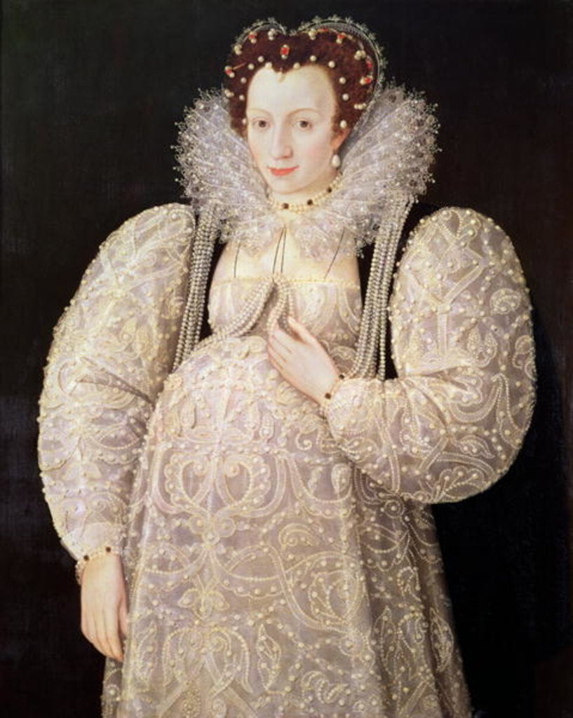 Detail of Unknown Lady, c.1595-1600 by William Segar