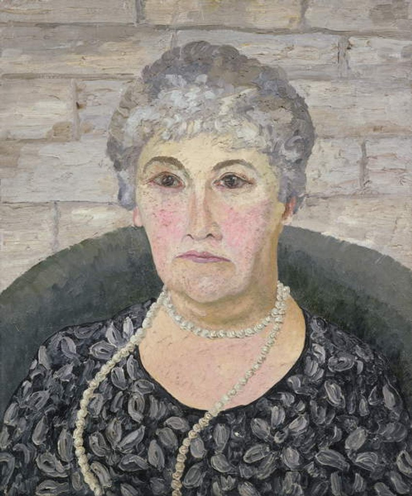 Detail of Mrs Sidney Haines, 1932 by Cedric Morris