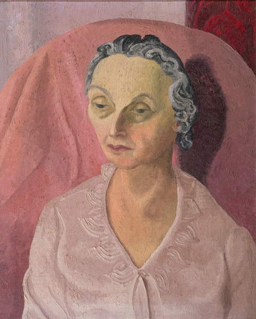 Detail of Portrait of Mrs. R.A. Gorer, 1935 by Cedric Morris