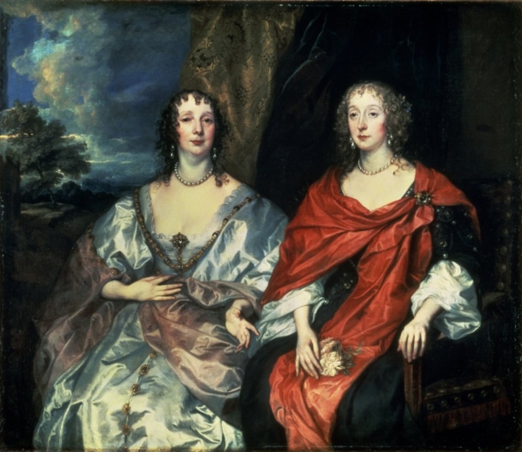 Detail of A. Dalkieth and Lady Kirk, 1640 by Anthony van Dyck