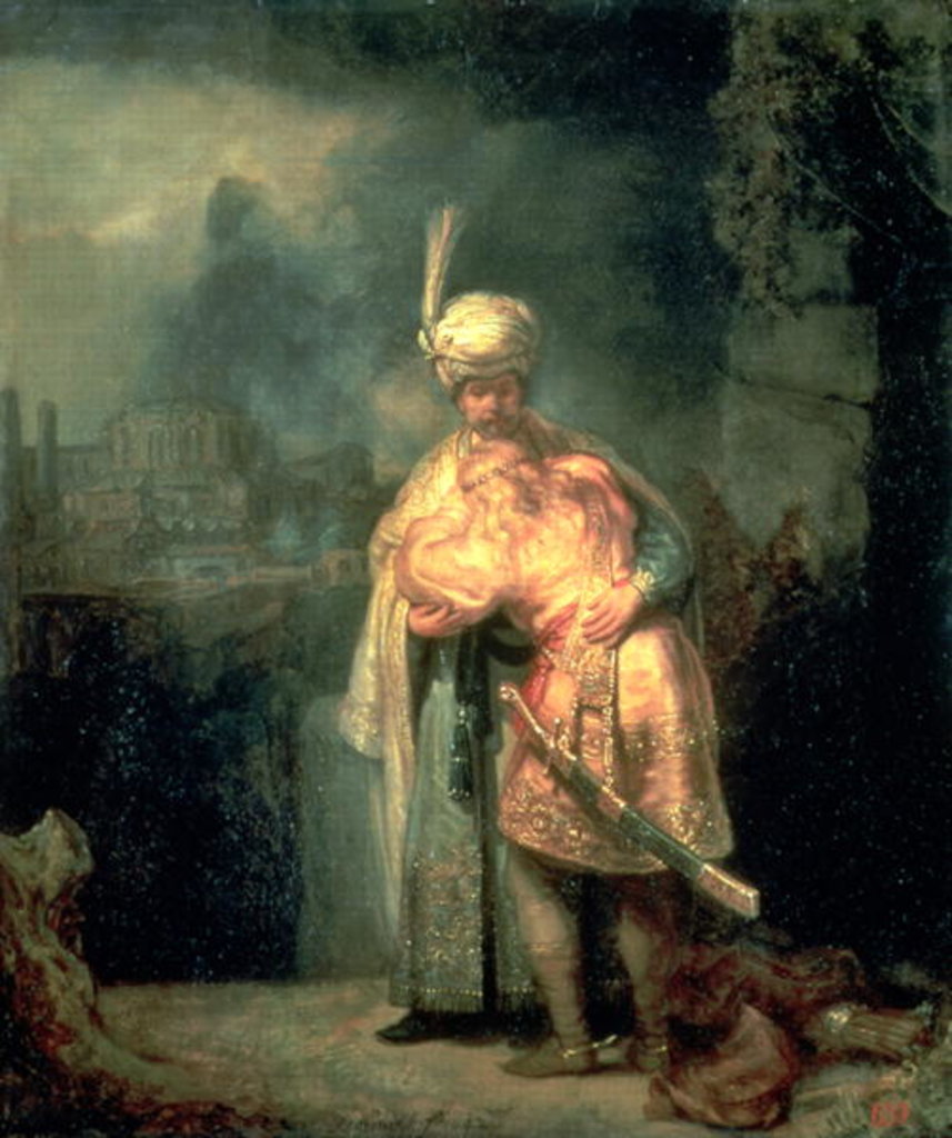Detail of David and Jonathan, 1642 by Rembrandt Harmensz. van Rijn